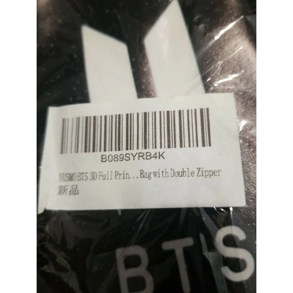 BTS Pouch Black pencil pouch new KPop Boy Band